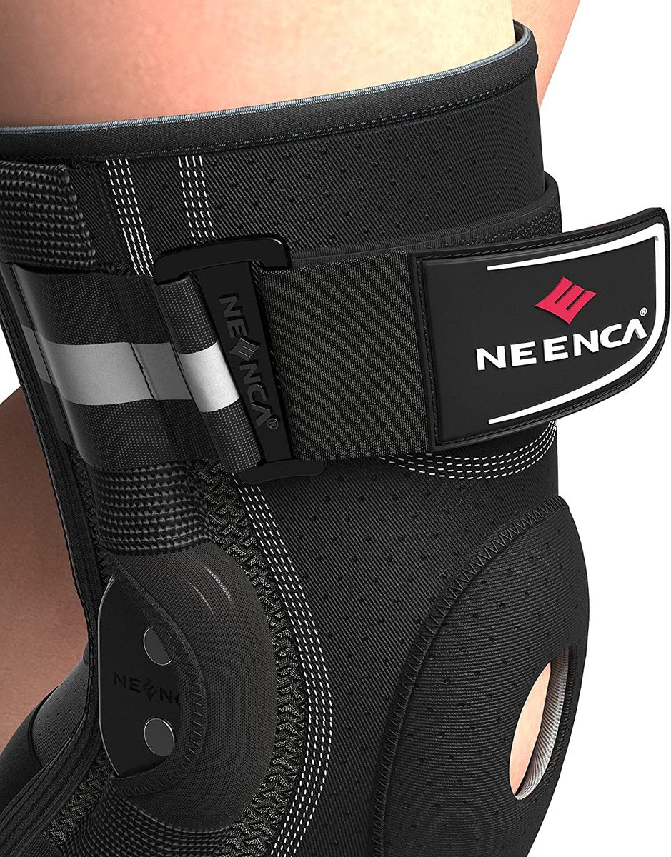 Professional Knee Brace - Size XL - ROM Knee Brace - Range Of Motion Knee Brace - Hinged Knee Brace with Side Stabilization - Injury Knee Brace - Unisex Knee Brace - Adjustable Knee Brace - Knee Rehabilitation Brace - Arthritis/Osteoarthritis Brace