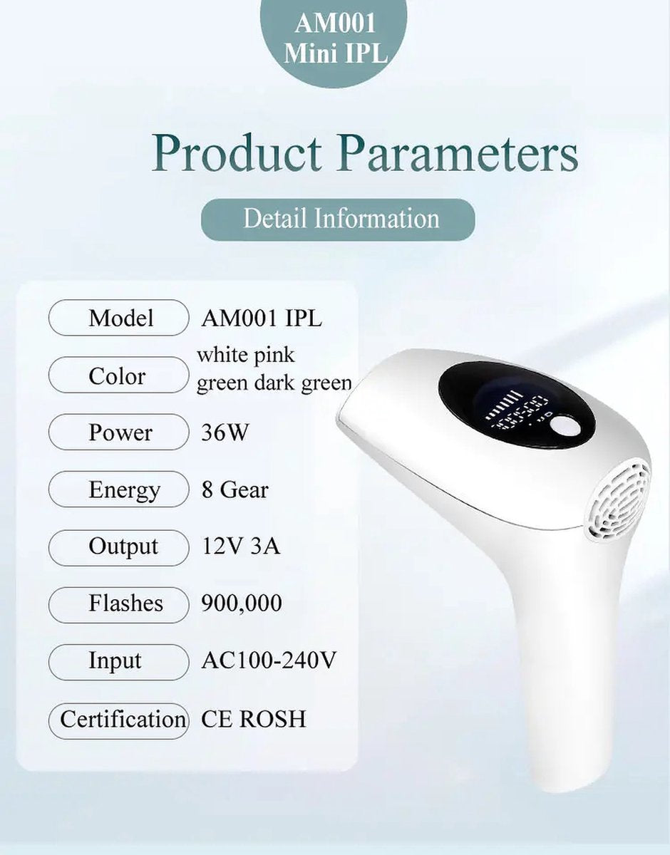 Laser hair removal device