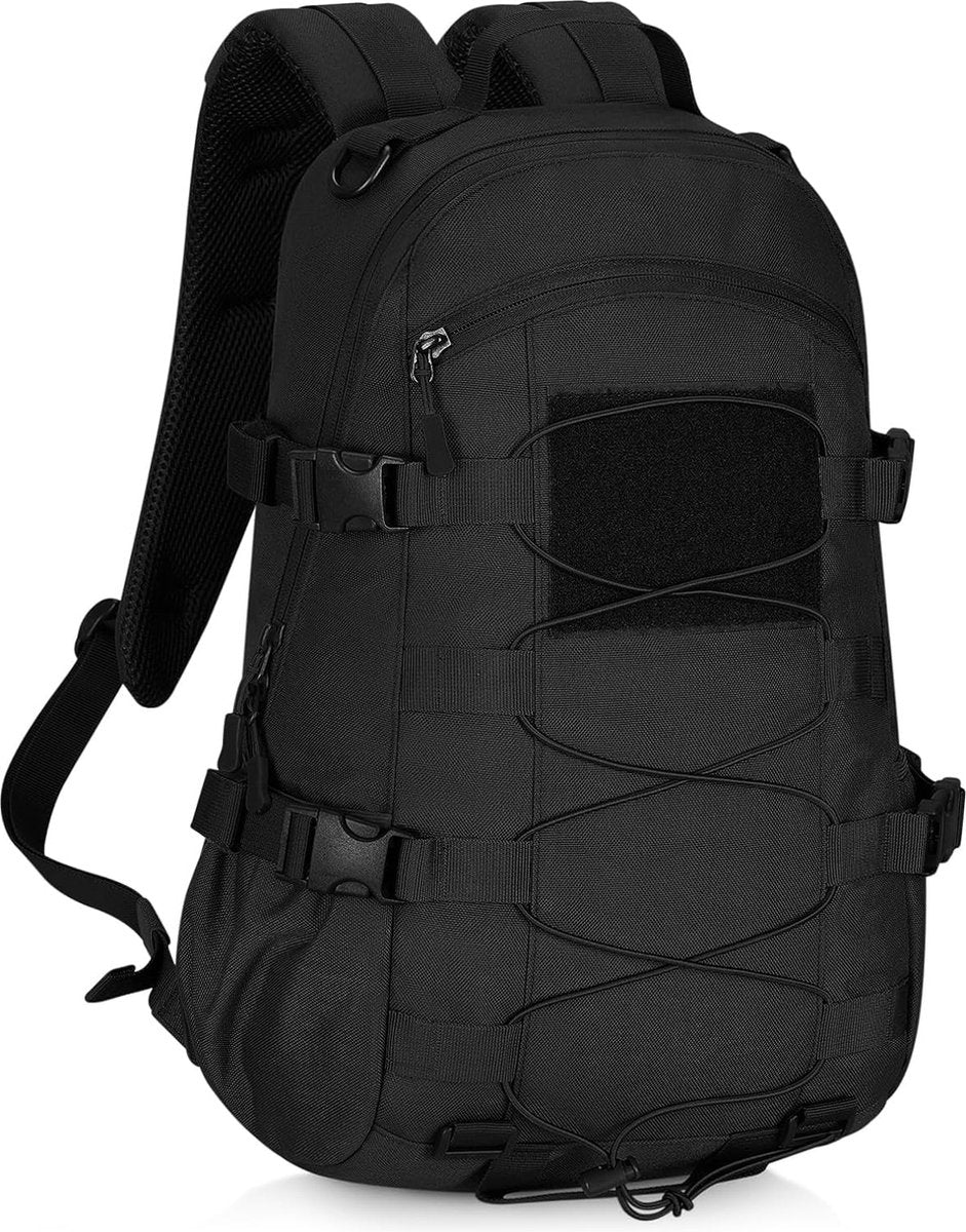 Tactical backpack, 25 liter, 1000D nylon, tactical daypack, army, hiking backpack, Molle combat backpack, water repellent, for men and women, college, travel, sports, outdoor, climbing,