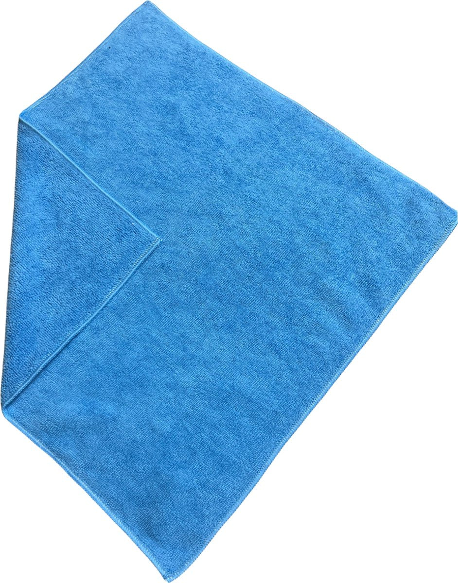 100 stuks Professionele microvezeldoekjes blauw. 40x40cm.