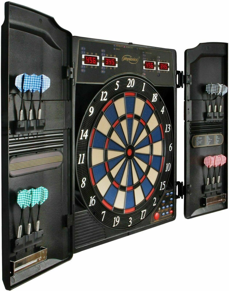 Electronic dartboard - 100 game variations - Incl 12 darts