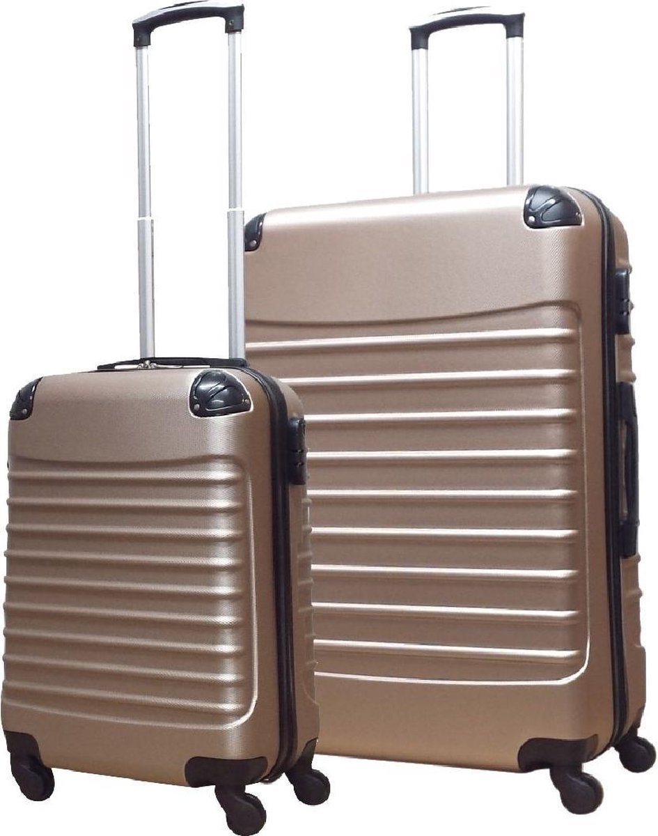 Quadrant 2-delige ABS Kofferset (XL + S) - Champagne