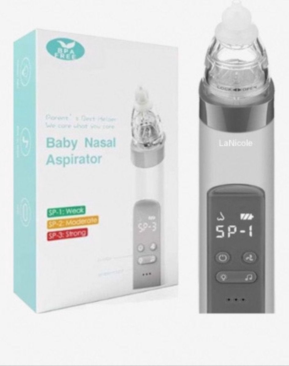 Baby neusreiniger – Elektrische neuszuiger – Neusspirator met USB – Snotverwijderaar – Snoetenpoetser Peuter