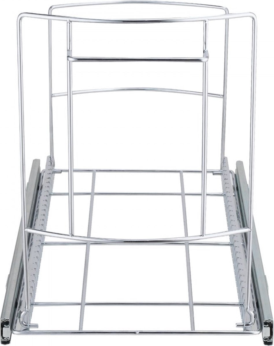 Pull-Out afvalemmer onderbouw keukenafvalbak met push-handgreep 16 kg draagvermogen Heavy-Duty vuilnisrecycling prullenbak voor keukenkast onder gootsteen