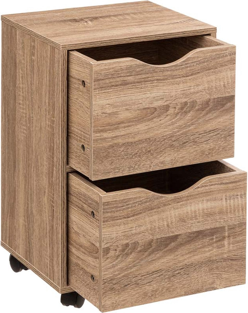 Rolling Cabinet Cavalier Wood