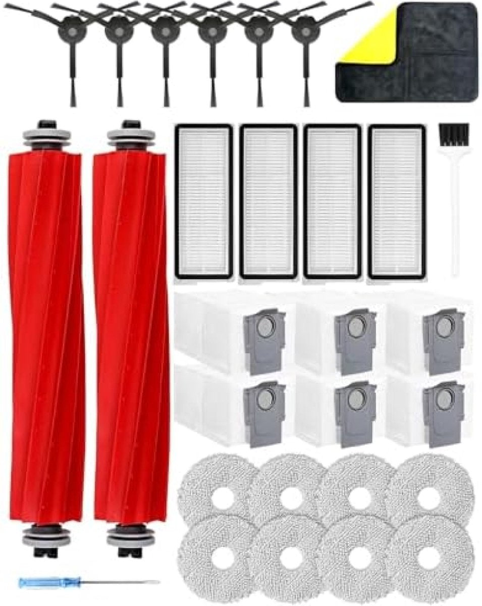 Accessory kit for Roborock Qrevo pro/Qrevo maxv/Qrevo S, robot vacuum cleaner spare parts
