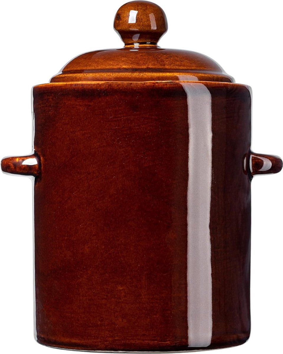 Fermentatiepot - Fermenteren - Fermentatiepot - Zuurkoolpot - Weckpot - Must have voor het inmaken van groente!