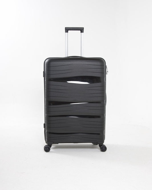 Milano - Lichtgewicht reiskoffer - 24 inch - 65L - Compact Formaat M - 67x42x27 cm - Met ingebouwd TSA-slot - Zwart