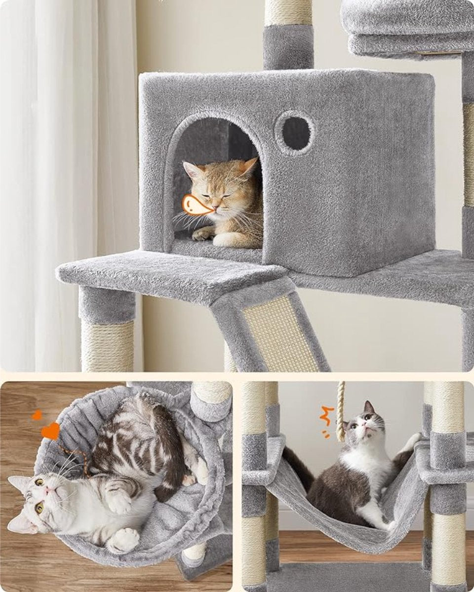 Heavy duty cat scratching post - Tall cat scratching post - Log scratching post - Cat tower - Ceiling scratching post - Sturdy scratching post - Cat scratching post - XXL - Cat enclosure
