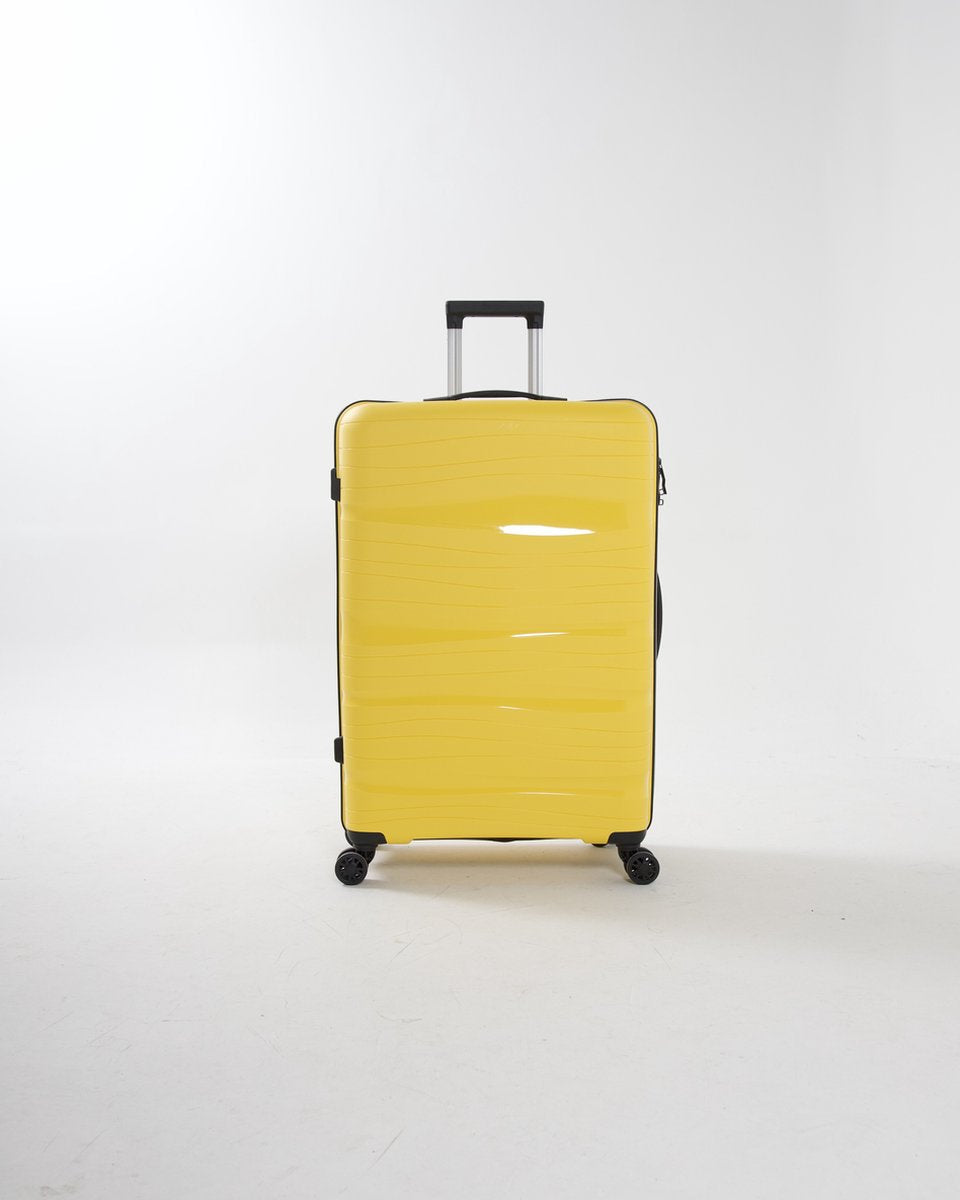 Sydney - Lightweight hand luggage trolley - 20 inch - 39L - Compact Size S - 56x38x23 cm - With integrated TSA lock - Yellow