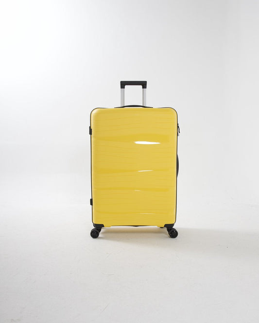 Sydney - Lightweight hand luggage trolley - 20 inch - 39L - Compact Size S - 56x38x23 cm - With integrated TSA lock - Yellow