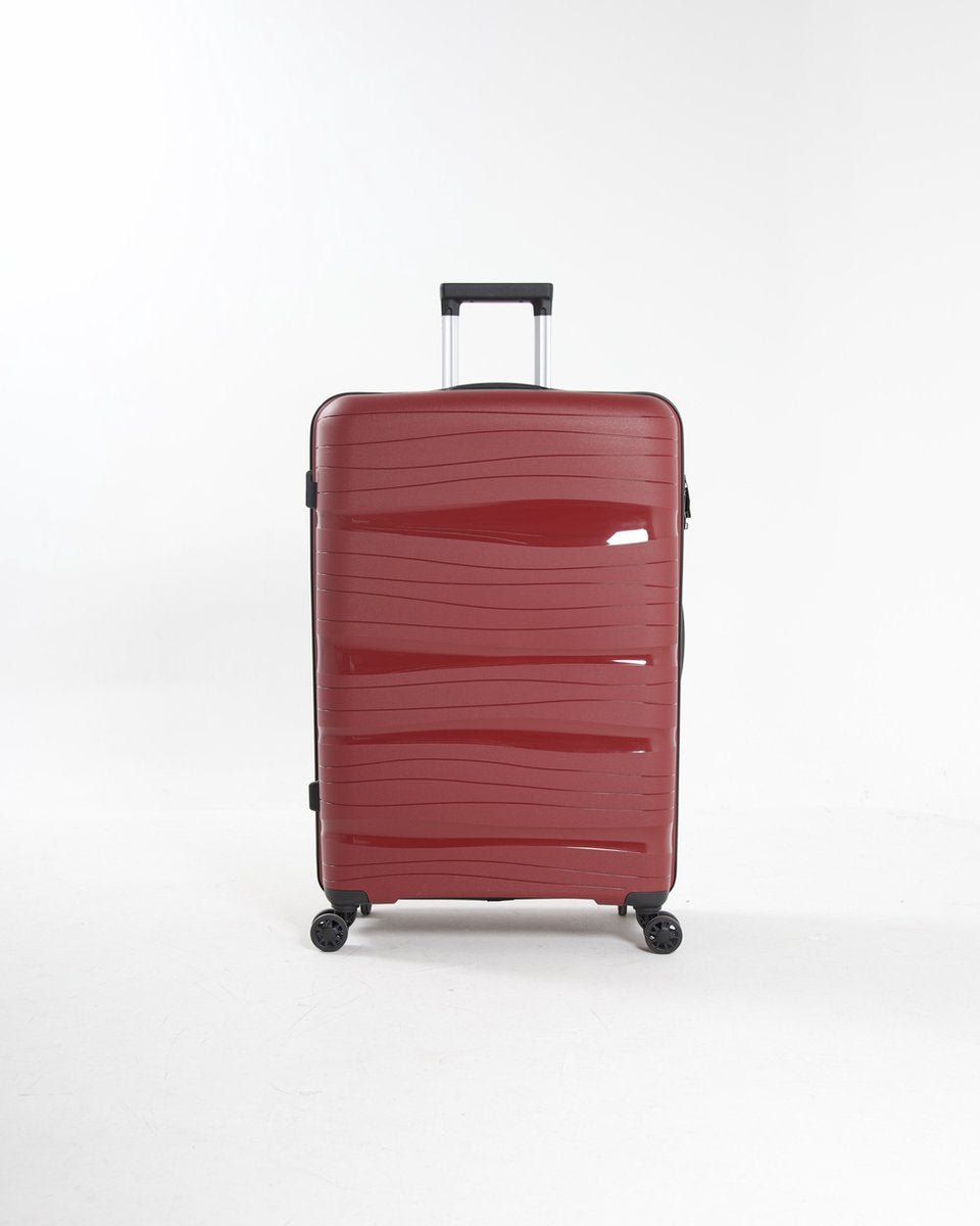Paris - Lichtgewicht handbagage trolley - 20 inch - 39L - Compact Formaat S - 56x38x23 cm - Met ingebouwd TSA-slot - Bordeauxrood
