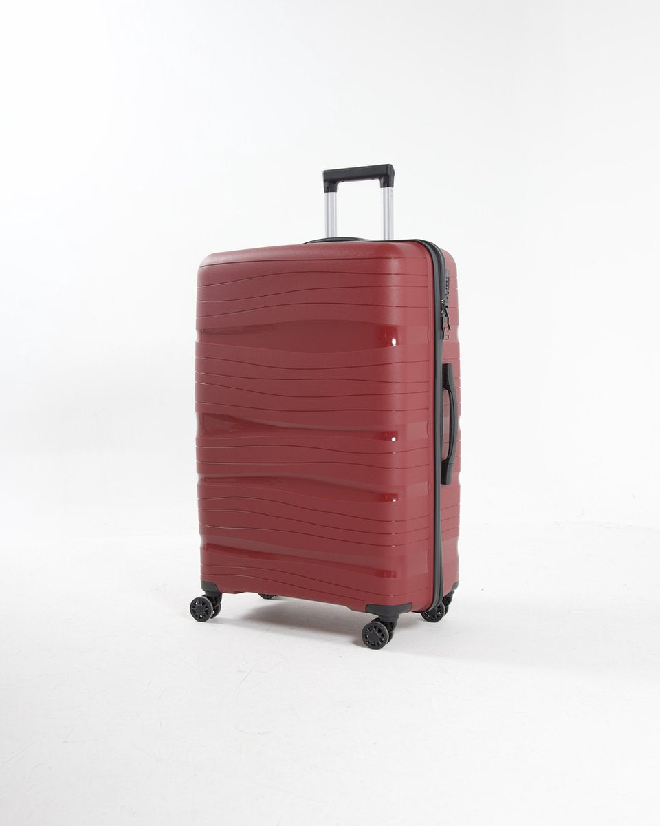 Paris - Lichtgewicht handbagage trolley - 20 inch - 39L - Compact Formaat S - 56x38x23 cm - Met ingebouwd TSA-slot - Bordeauxrood