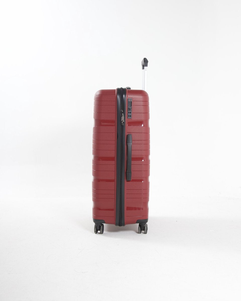 Paris - Lichtgewicht handbagage trolley - 20 inch - 39L - Compact Formaat S - 56x38x23 cm - Met ingebouwd TSA-slot - Bordeauxrood