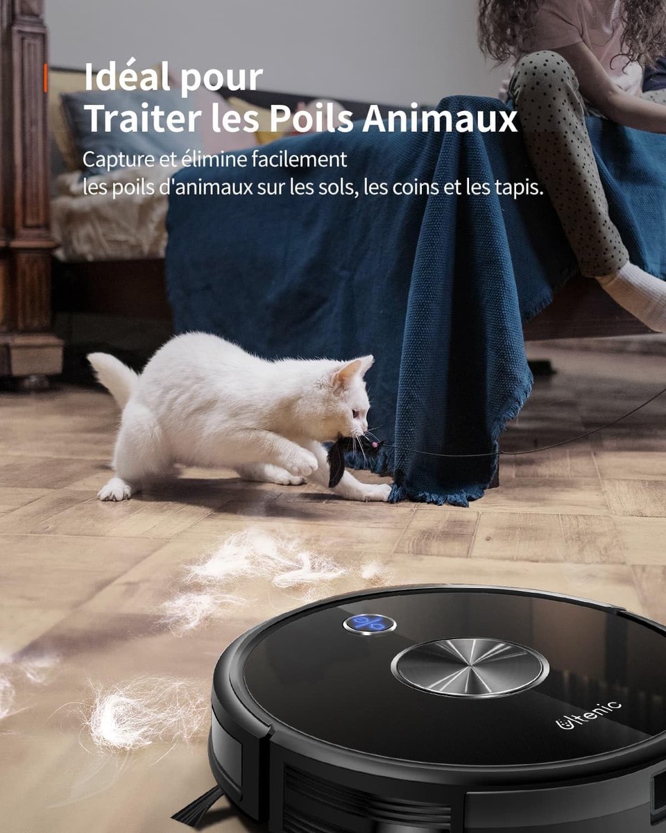 ShopGlobe Robotstofzuiger - Robotstofzuigers - Automatische Stofzuiger - Robotstofzuiger Huisdieren