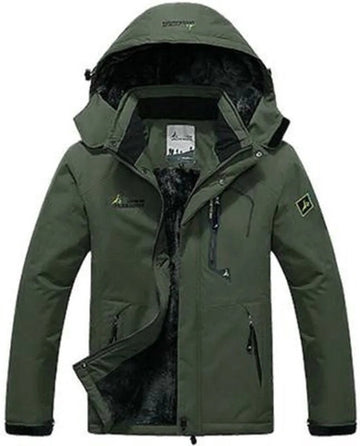 SPARK JOYÂ® - Winter Parka Mannen - Winterjas Heren - Wint dicht - Maat XL - Army Green