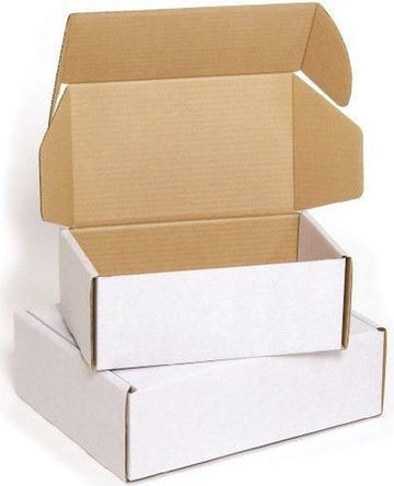 25 ecologische witte postdozen / verzenddozen 26x19x10cm