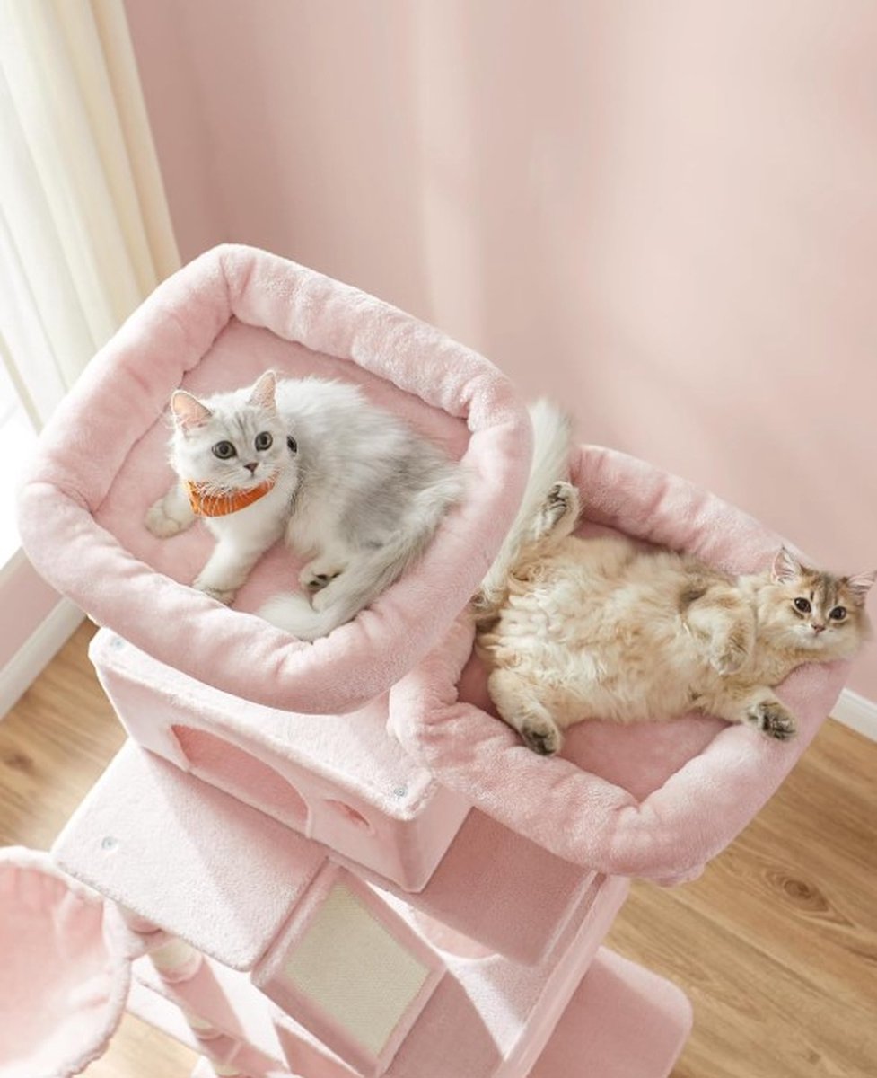 Scratching post for heavy cats - Tall scratching post - Log scratching post - Scratching post for large cats - Cat tower - Ceiling scratching post - Sturdy scratching post - Scratching post for cats - XXL - Cat enclosure