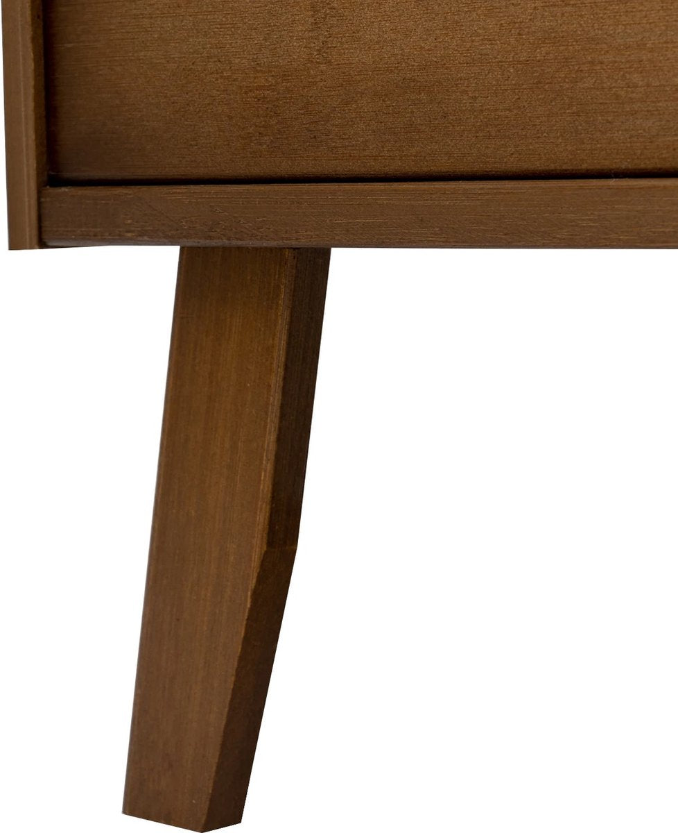 Decotopia - Kapstok - Garderobe - Rek - Met Lades - Kledingrek - Jassenhanger - 70 cm - Bruin