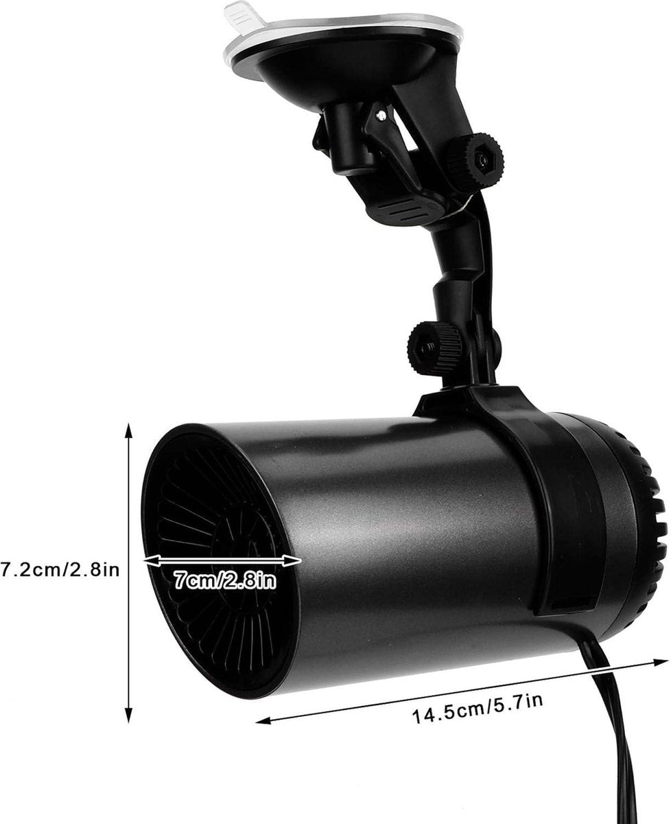 Autokoeling en Verwarming Ventilator Kachel 150W - Auto-Ontdooier 12V Sigarettenaansteker - Geschikt voor Auto en Camping Autokachel 12 volt verwarming