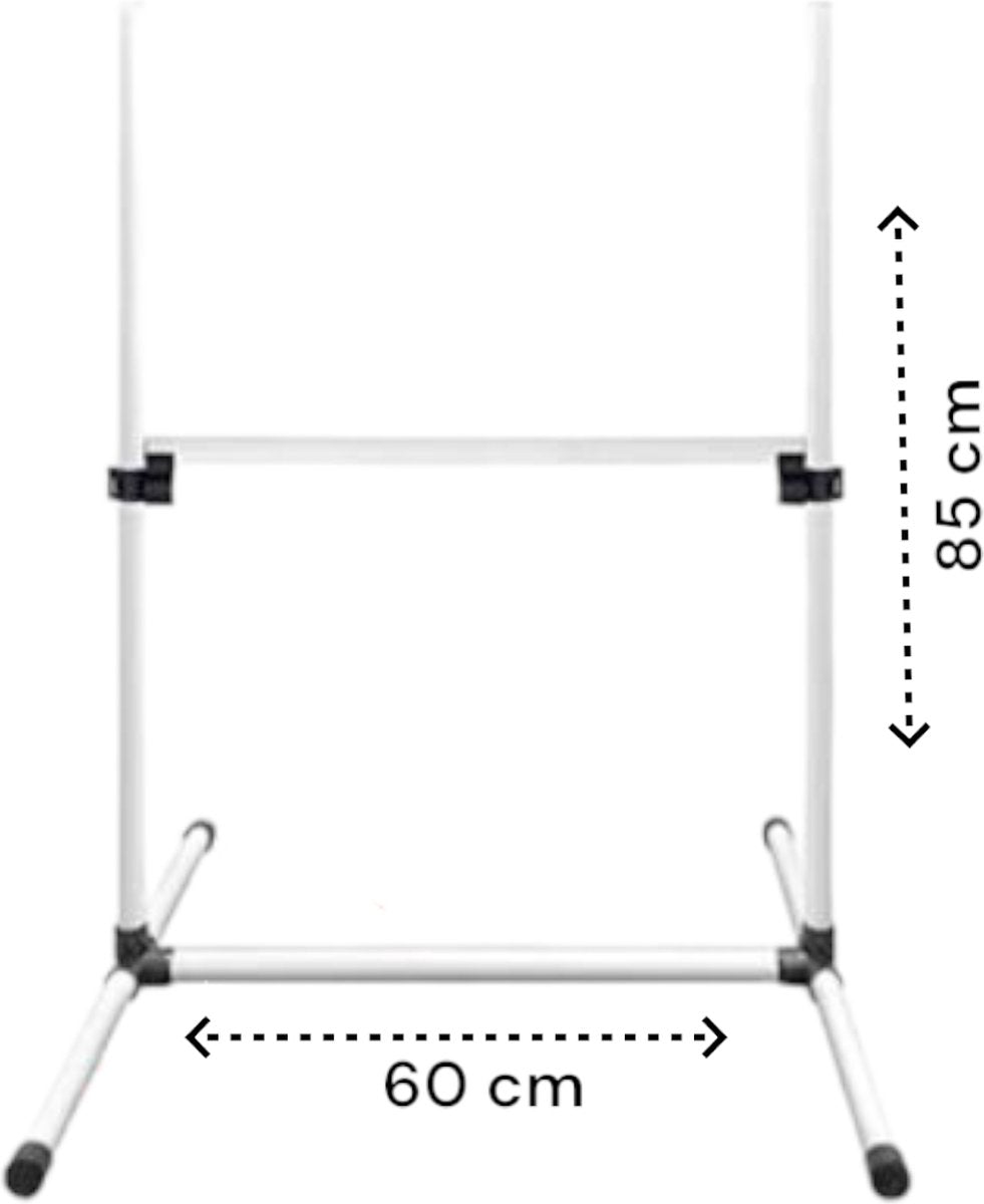Agility for Dogs - Complete Set Including Carry Bag - Dog Training - Dog Slalom - Agility Set for Dogs