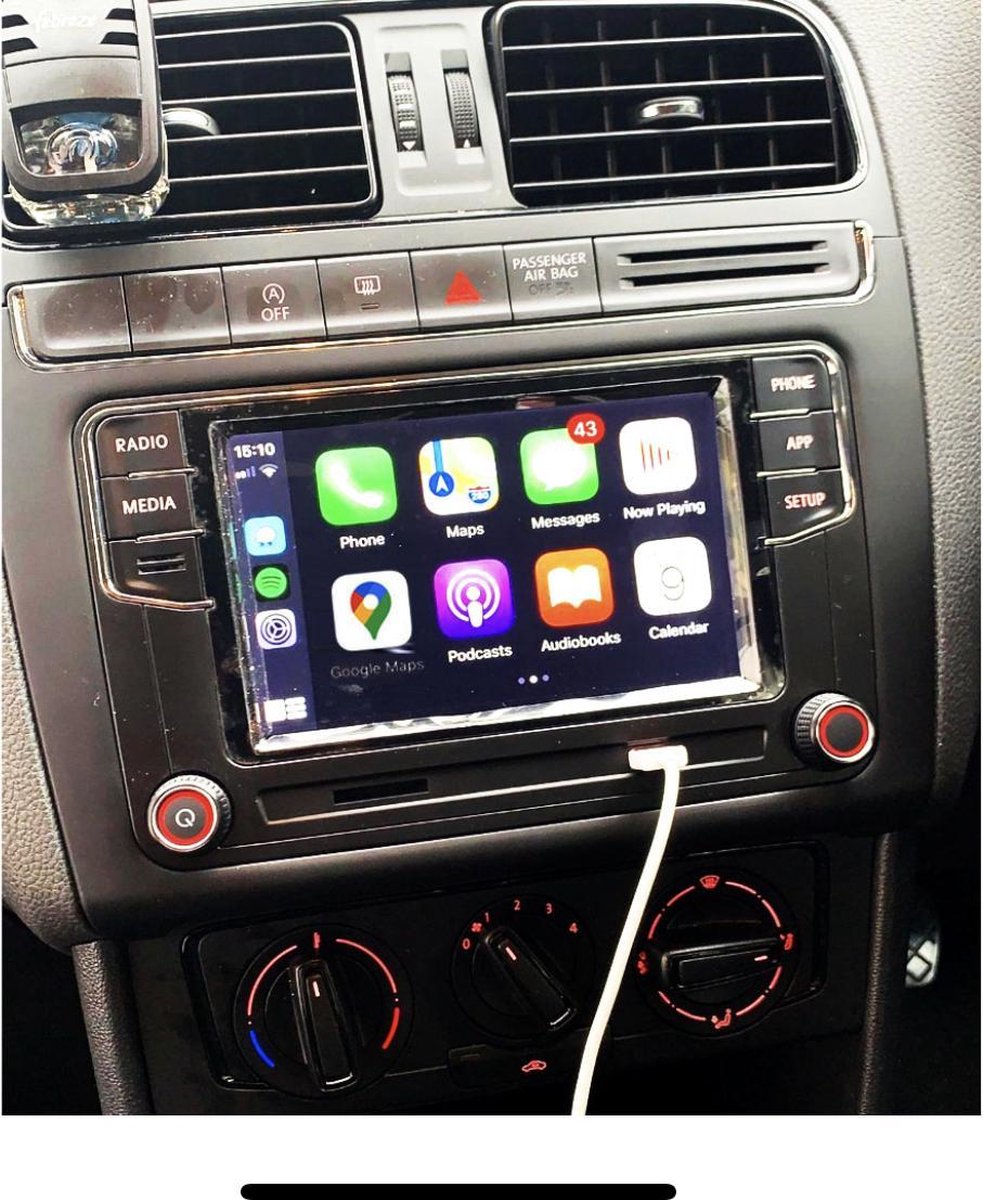 RCD360 Apple CarPlay autoradio voor Volkswagen Polo 6c 2014-2018
