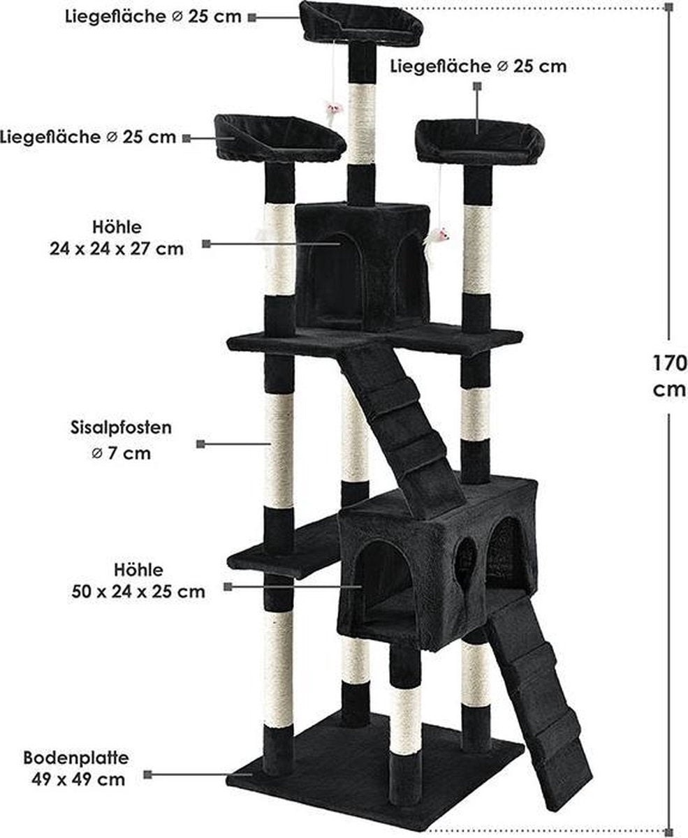 Cat Scratcher - Amy - Black