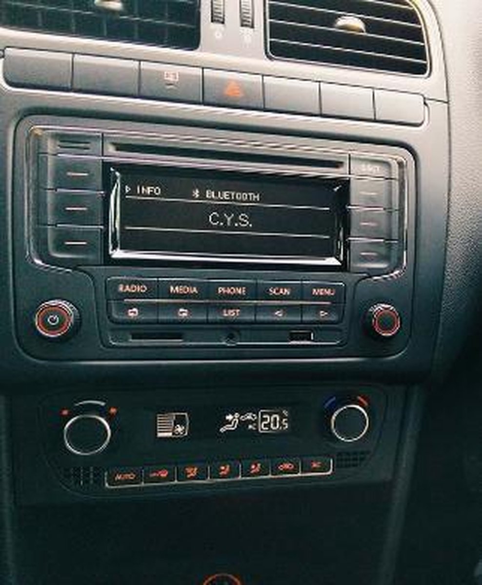 Radio cd-speler geschikt voor Volkswagen Golf 6 Polo 6R Jetta Caddy EOS Touran autoradio