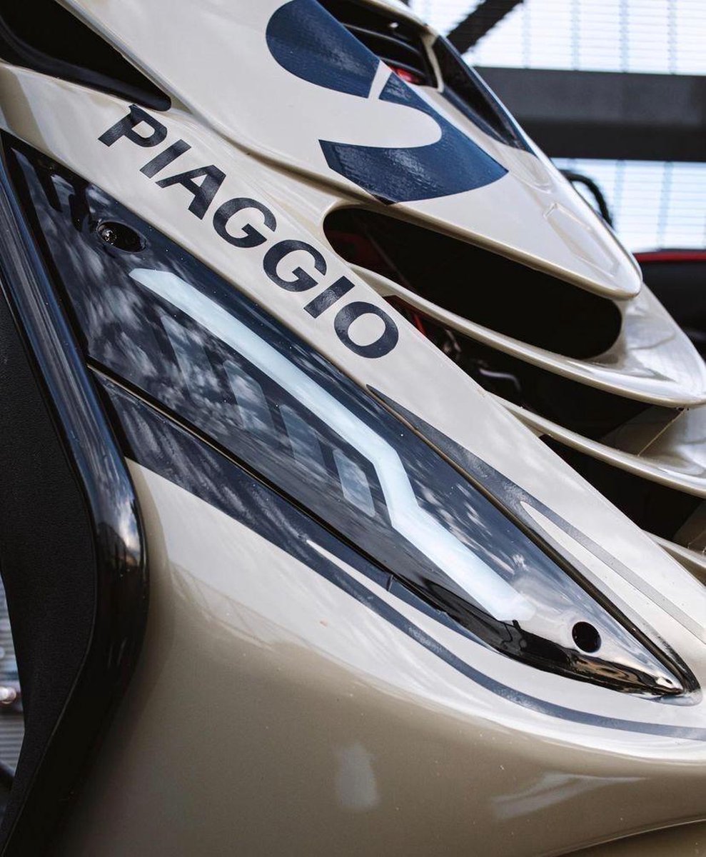 Piaggio Zip Stickerpakket - Piaggio Zip Accessoire - Scooter Sticker - Scooter Accessoires - Zwart - Glans