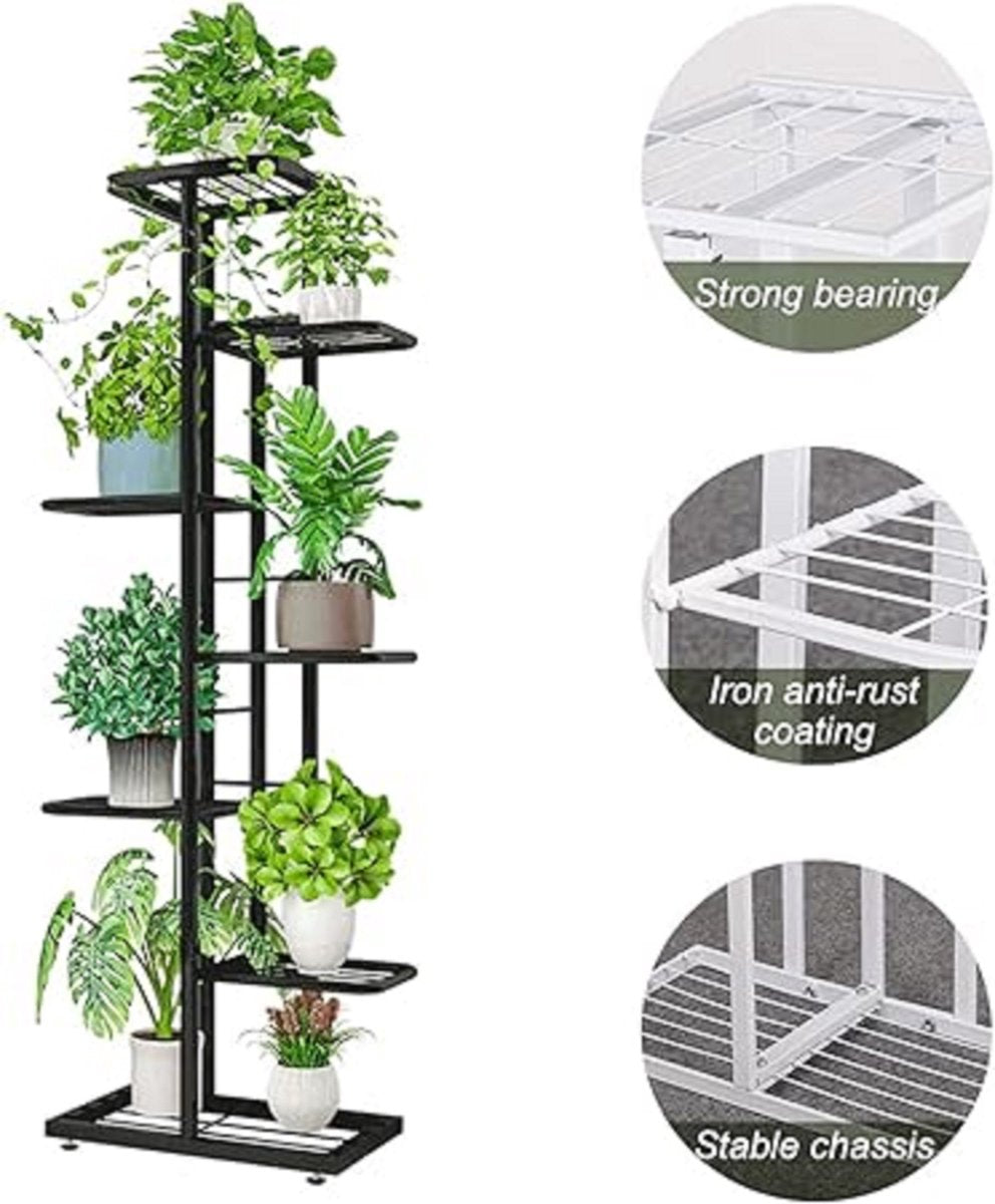 Plantentafel - Plantenstandaard - bloemenstandaard ‎24 x 9 x 64 cm