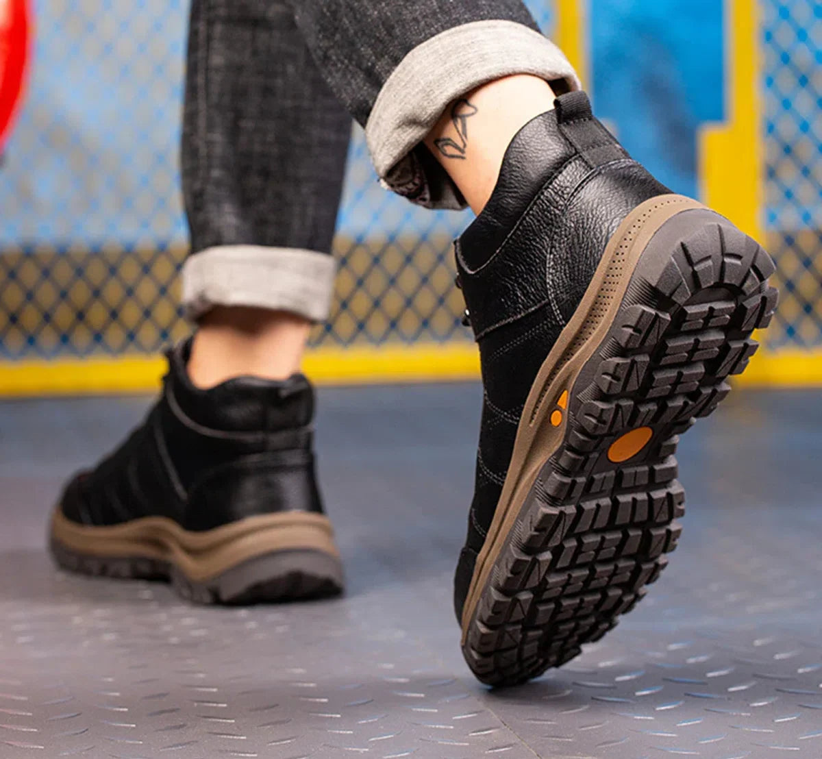 Werkschoenen - 43 - SB - Leren Veiligheidsschoenen - Schoenen voor werk - Werklaarzen - Beschermende schoenen - Antischok - Onkreukbare zool - Antislip - Beschermende neus - Beschermende zool