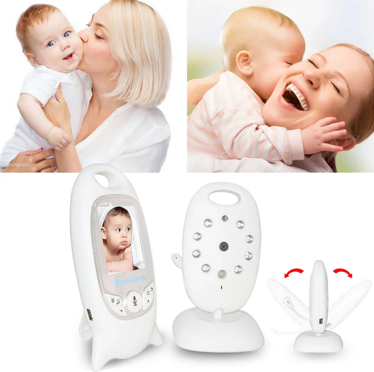 VB601 Babyfoon met camera - Wit JK3