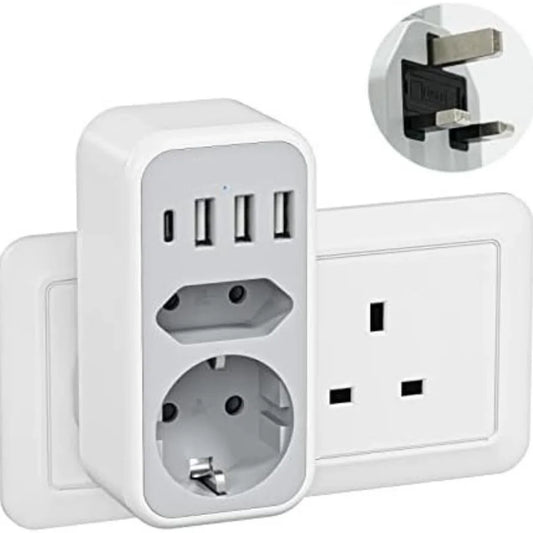 Travel plug Type G - Travel plug UK - World plug Type G