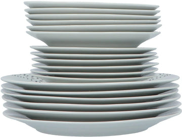 Porseleinen Serviesset Stripes 6 persoons 18-delig