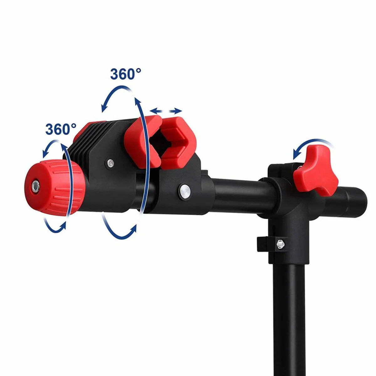 | Sterke fietsmontagestandaard met gereedschapsbakje | 360° Draaibare/verstelbare reparatiestandaard | Universele fietsstandaard | Lichtgewicht en eenvoudig draagbaar.