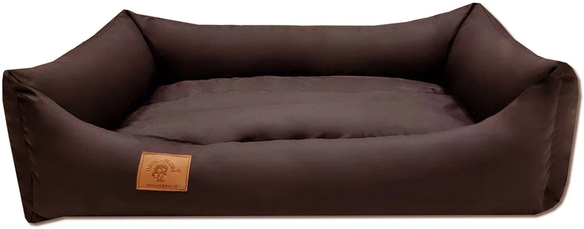 XXL Faux Leather Dog Bed - Dog Cushion Dog Sofa Cat Bed Dog Basket - Waterproof 90 X 60 cm