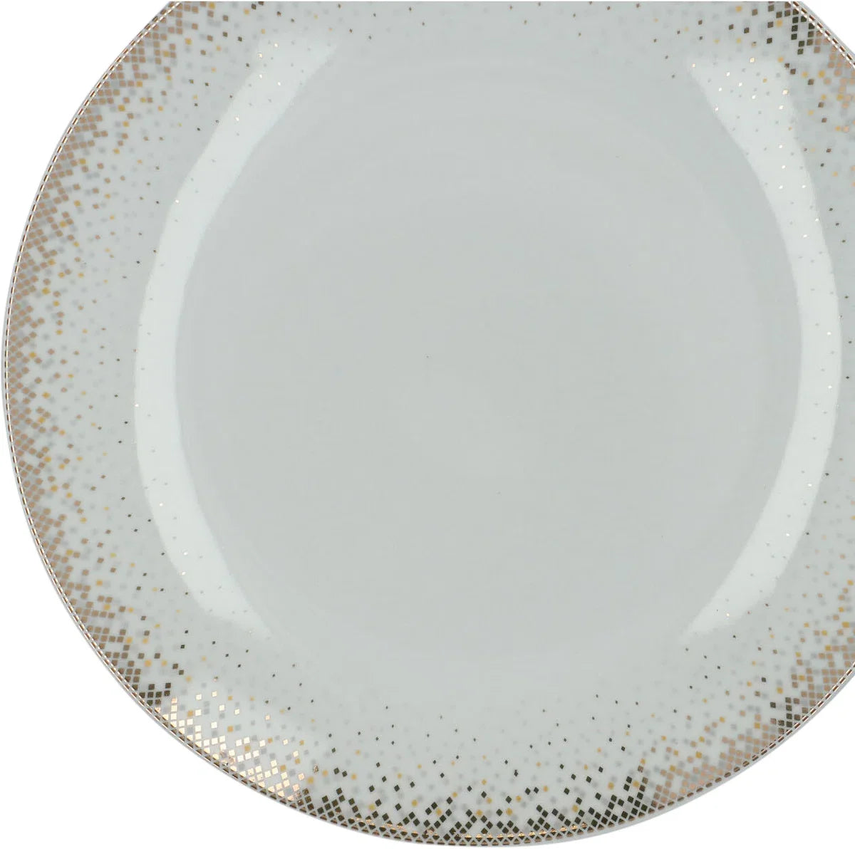 Dinerservies 6-persoons porselein Constellation - 12-delig - Wit met Goud