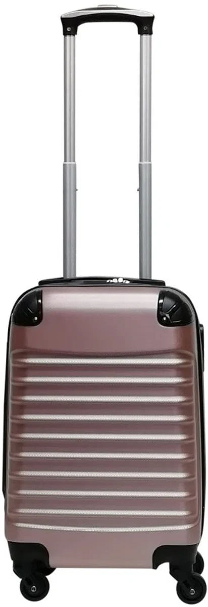 Quadrant 3-delige ABS Kofferset - 2 x handbagage koffer / 1 x grote koffer - Rosé Goud