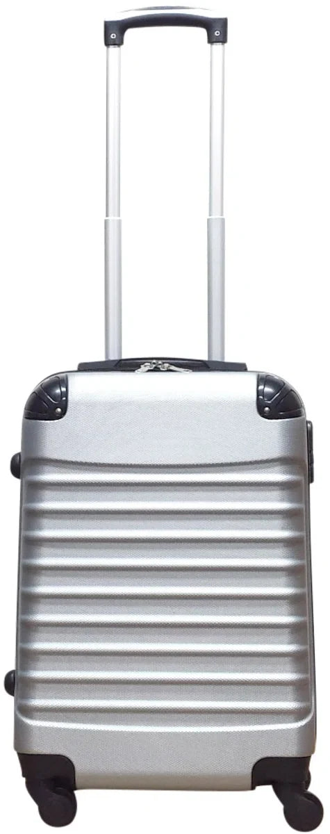 Quadrant 3-delige ABS Kofferset - 2 x handbagagekoffer / 1 x grote koffer - Zilver