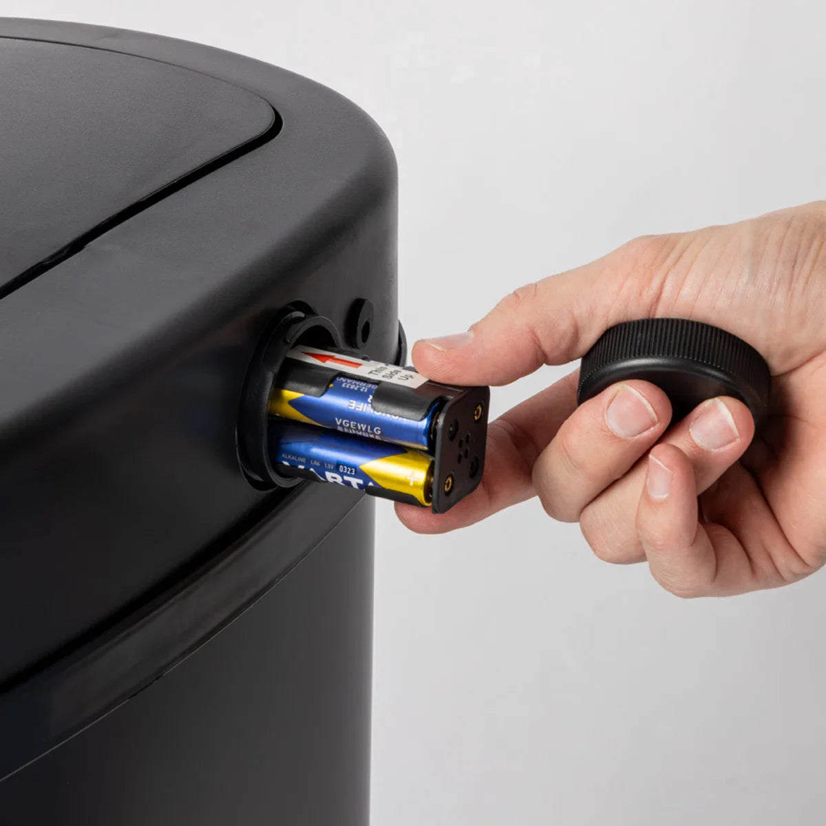 Sensor Bin - 50L - Soft Close - Fingerprint Free - Hygienic Choice - Black