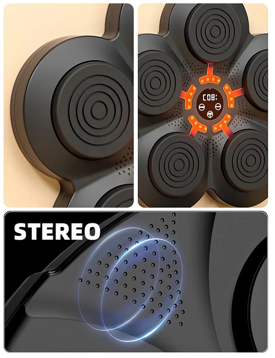 Smart Music Boxing Machine Met Bluetooth - Bokszak - Boksbal - Digitale Boksmachine - Intelligente Training - Boksmachine met muziek - Fitness - Geluid - Boksen - Training