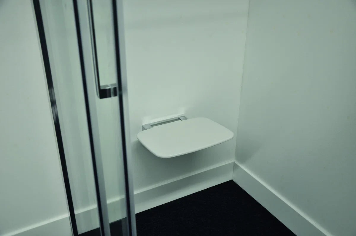 Serva Douchestoel Wandmontage Opklapbaar - Wit