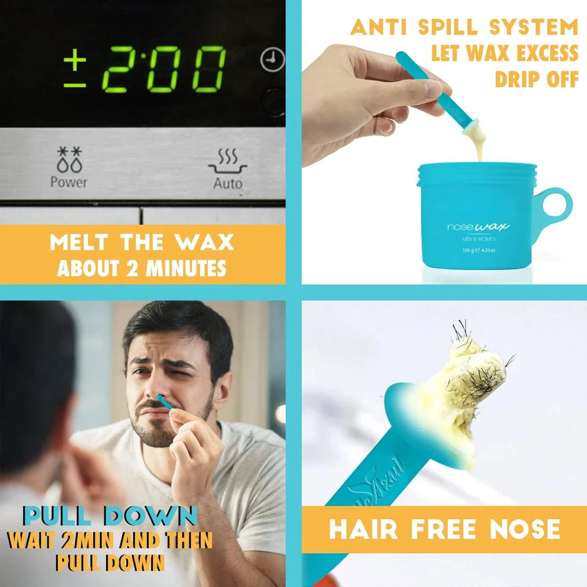 Neuswax - Neus Wax - Neuswax Kit - Ontharingswax - Neushaarwax