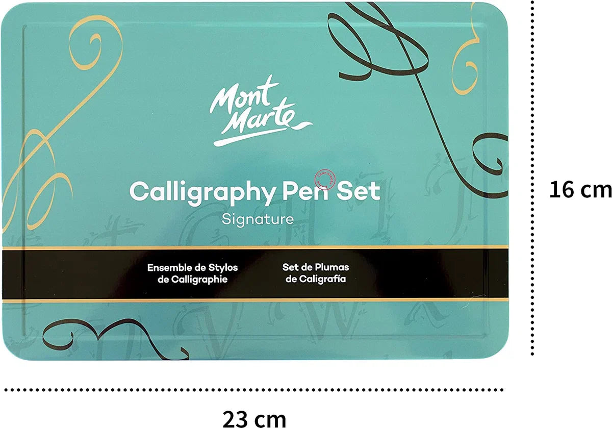 Kalligrafieset - Inkt Kalligrafieset - Kalligrafiepen - Cadeau - Geschenk - Schrijven - Kleuren - Cadeauverpakking - Giftset - Beginners - Experts - Hobby - Vulpen - 5 Soorten Penpunten - Inclusief Oefenboek