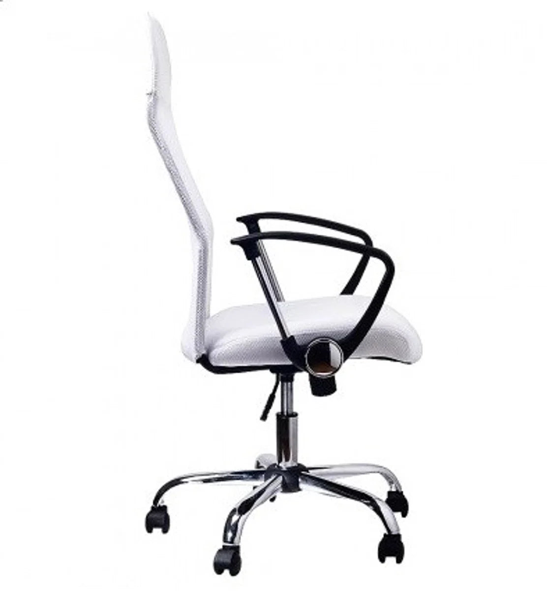 Casaria Bureaustoel met mesh wit
