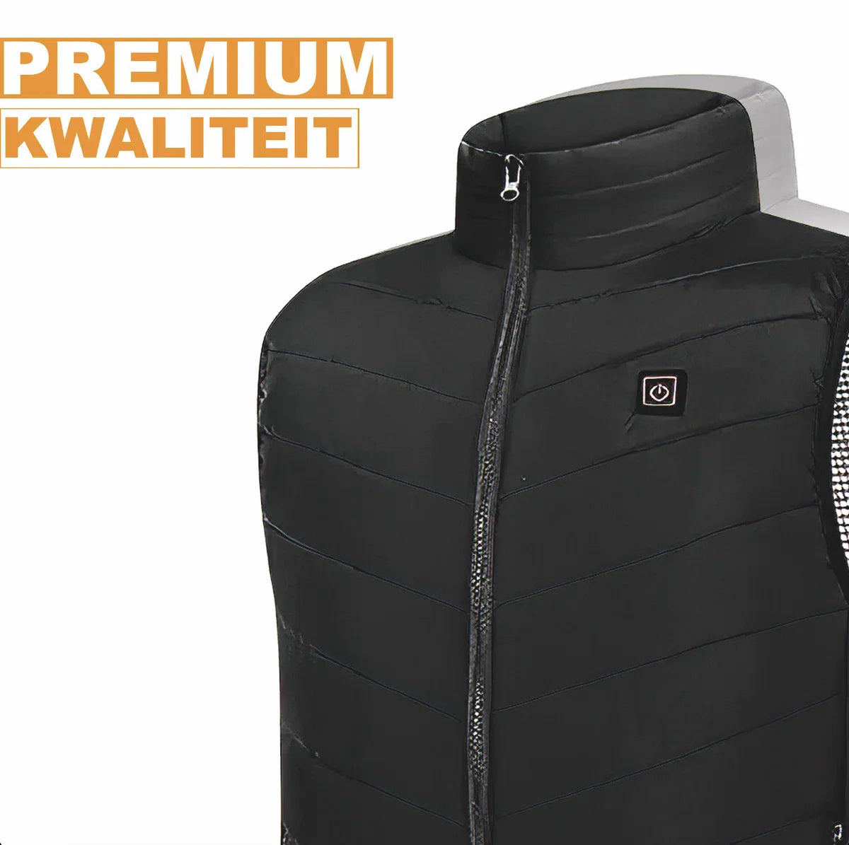 Verwarmde Bodywarmer PRO - 3 standen - Kleding - Jas - Heated jacket vest - Inclusief powerbank - Maat M