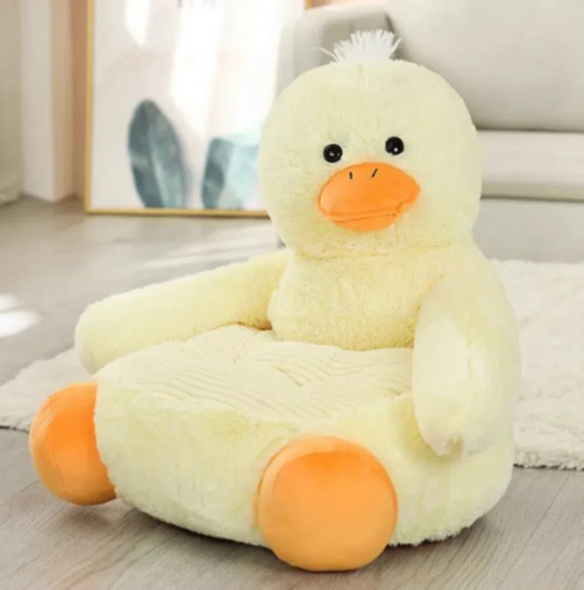 Bank kinderen eend - Kinderbank - Peuterstoeltje - Kinderfauteuil - Kinderstoel - Kinderzetel - Kinderbank - Knuffelbank - Kraamcadeau - Eend