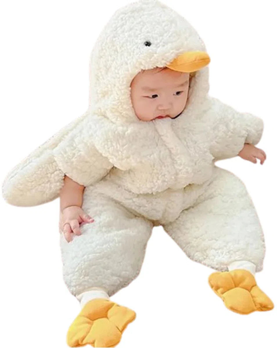Newborn baby sleeping bag - Baby grow - From 60 to 90 CM - Baby gift - Duck - Baby clothes - Present - Warm - Good quality