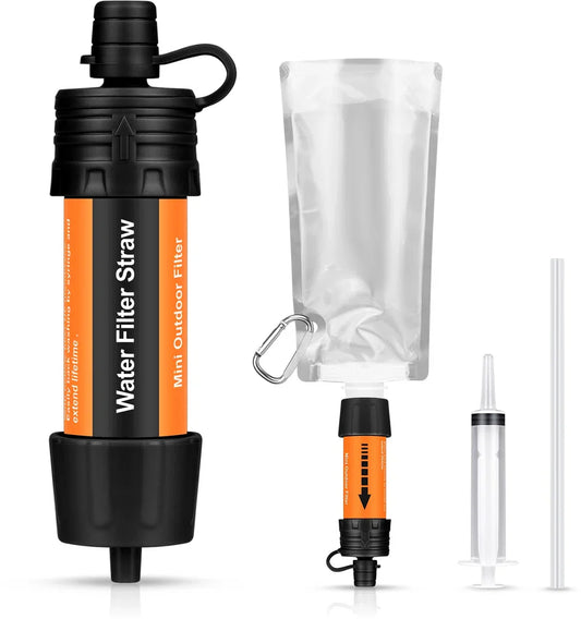 Waterzuiveringspomp - Waterfiltersysteem - Waterfilter - Overlevingsuitrusting - Noodpakket - Noodpakket voor Oorlog - Survival Kit - Noodpakket voor Thuis - Overlevingskit