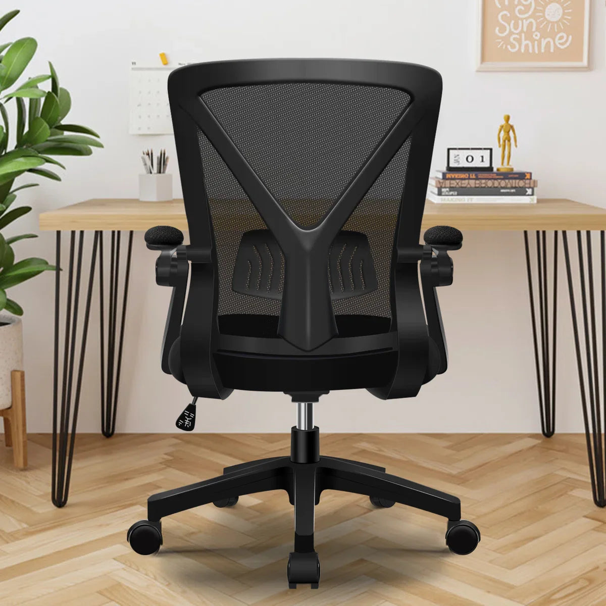 Ergonomische Bureaustoel - Bureaustoel - Bureaustoelen voor Volwassenen - 150 kg - Zwart